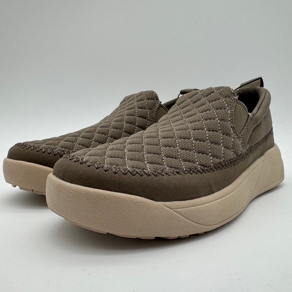 Staheekum‎ Quilted Slip-On Taupe Comfort Shoes Women's Size 8 New